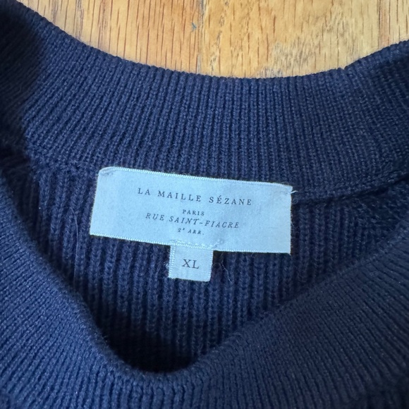 SEZANE Sami Jumper Navy XL - Picture 6 of 8